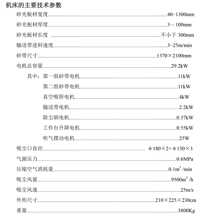 SFR-R1300V 上浮式底漆砂光机